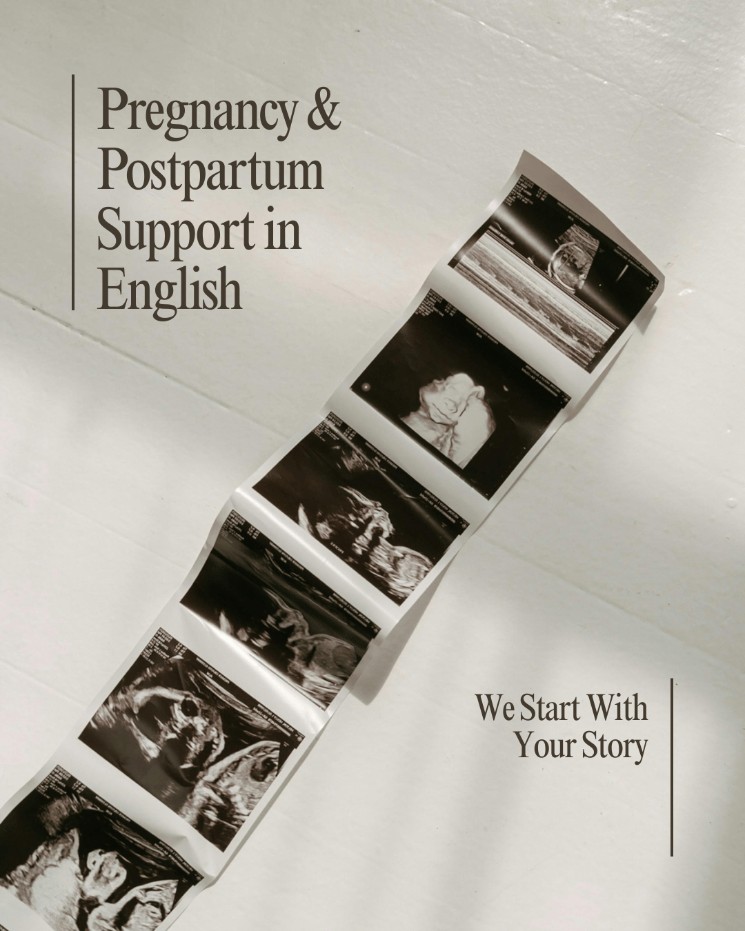 Pregnancy & Postpartum Support in English – We Start With Your Story